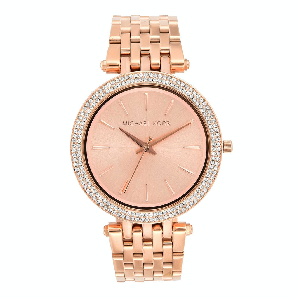 Michael Kors Darci Rose Gold Dial with Diamonds Rose Gold Stainless Steel Strap Watch for Women - MK3192 Buy Now By Michael Kors