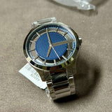 Armani Exchange Hampton Chronograph Blue Dial Silver Steel Strap Watch For Men - AX2178 Buy Now By Armani Exchange