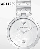 Emporio Armani Mother of Pearl Dial Silver Steel Strap Watch For Women - AR11235 Buy Now By Emporio Armani