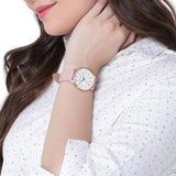 Michael Kors Pyper Quartz White Dial Pink Leather Strap Watch For Women - MK2741 Buy Now By Michael Kors