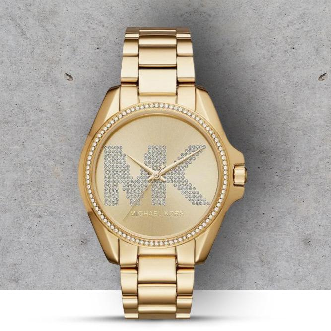Michael Kors Bradshaw Quartz Gold Dial Gold Steel Strap Watch For Women - MK6555 Buy Now By Michael Kors