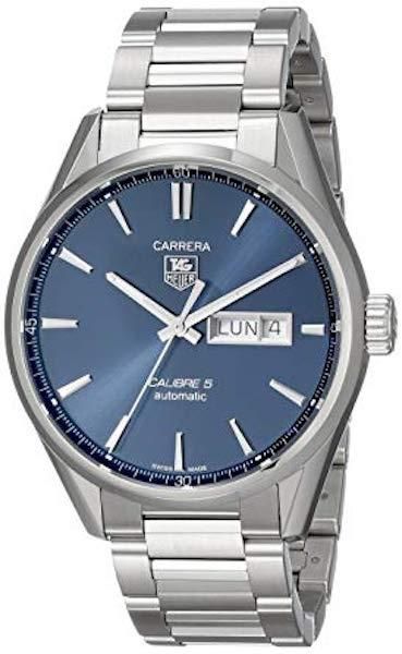 Tag Heuer Carrera Automatic Blue Dial Silver Steel Strap Watch for Men - WAR201E.BA0723 Buy Now By Tag Heuer