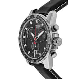 Tissot Supersport Chrono Black Dial Black Leather Strap Watch for Men - T125.617.16.051.00 Buy Now By Tissot