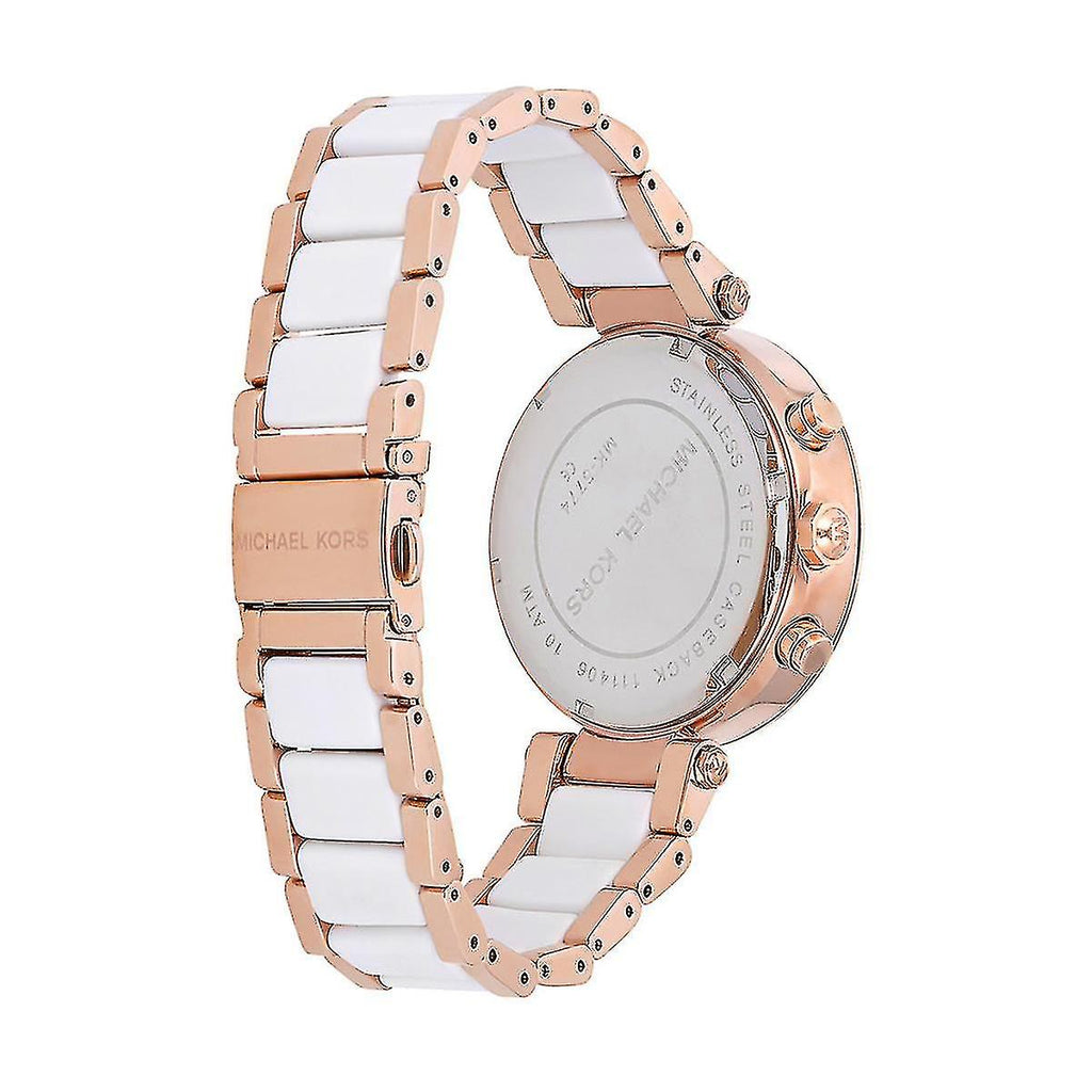 Michael Kors Parker White Dial Two Tone Steel Strap Watch for Women - MK5774 Buy Now By Michael Kors