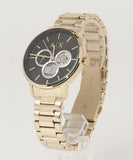 Armani Exchange Cayde Chronograph Black Dial Gold Steel Strap Watch for Men - AX2747 Buy Now By Armani Exchange