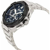 Hugo Boss Supernova Chronograph Blue Dial Silver Steel Strap Watch for Men - 1513360 Buy Now By Hugo Boss