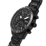 Hugo Boss Pilot Edition Chronograph Black Dial Black Steel Strap Watch for Men - 1513854 Buy Now By Hugo Boss