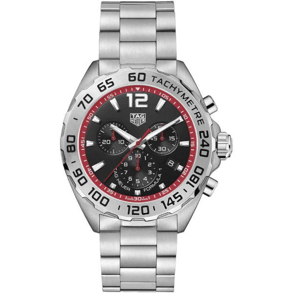 Tag Heuer Formula 1 Chronograph Black Dial Silver Steel Strap Watch for Men - CAZ101Y.BA0842 Buy Now By Tag Heuer