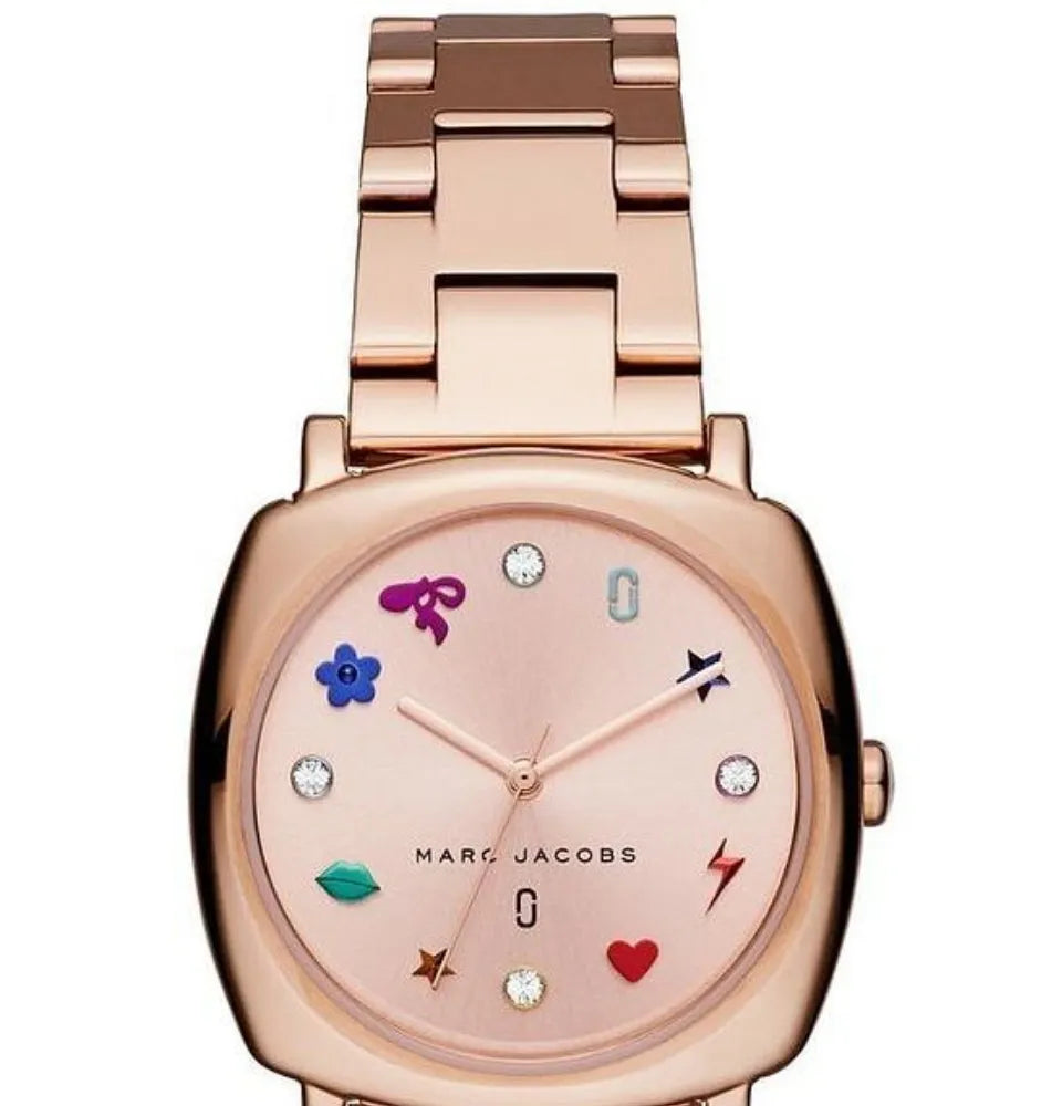 Marc Jacobs Mandy Rose Gold Dial Rose Gold Steel Strap Watch for Women - MJ3550 Buy Now By Marc Jacobs