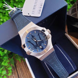 Maserati Potenza Blue Dial Blue Leather Strap Watch For Men - R8851108015 Buy Now By Maserati