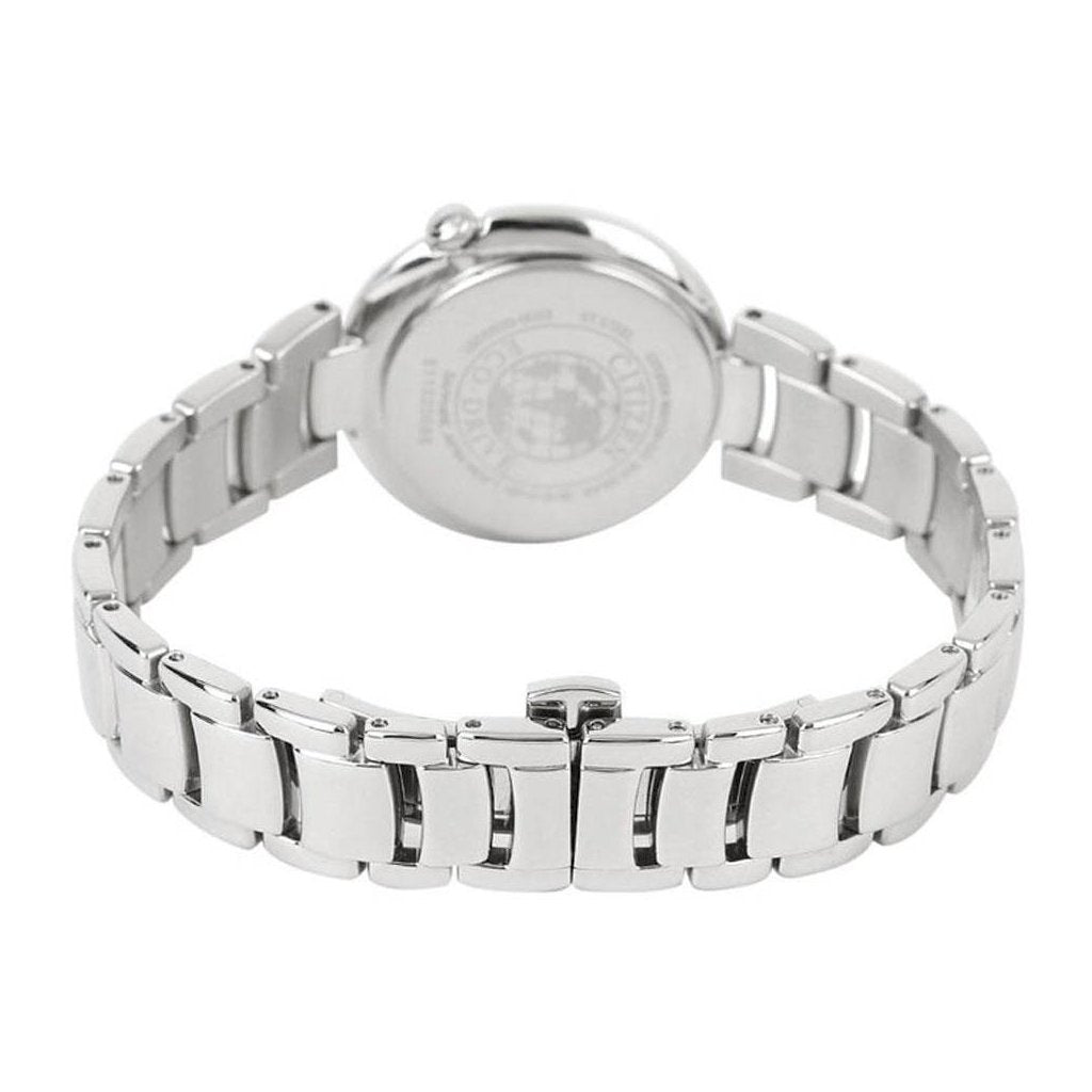 Citizen Eco Drive Mother of Pearl Dial Silver Steel Strap Watch For Women - EM0331-52W Buy Now By Citizen