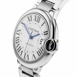 Cartier Ballon Bleu De Cartier Silver Dial Silver Steel Strap Watch for Women - WSBB0048 Buy Now By Cartier