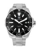 Tag Heuer Aquaracer Black Dial Silver Steel Strap Watch for Men - WAY111A.BA0928 Buy Now By Tag Heuer