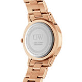Daniel Wellington Iconic Link Pink Dial Rose Gold Steel Strap Watch For Women - DW00100335 Buy Now By Daniel Wellington