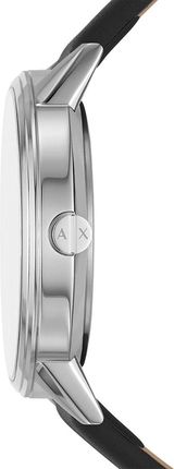 Armani Exchange Cayde Chronograph Black Dial Black Leather Strap Watch for Men - AX2745 Buy Now By Armani Exchange