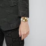 Gucci G Timeless Quartz Gold Dial Beige Leather Strap Watch For Women - YA1264180 Buy Now By Gucci