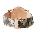 Burberry The City Rose Gold Dial Brown Leather Strap Watch for Women - BU9040 Buy Now By Burberry