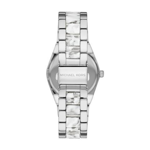 Michael Kors Channing Quartz White Dial Two Tone Steel Strap Watch For Women - MK6649 Buy Now By Michael Kors