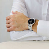 Tag Heuer Carrera Calibre 5 Automatic Black Dial Silver Steel Strap Watch for Men - WAR201C.BA0723 Buy Now By Tag Heuer