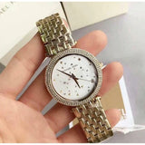Michael Kors Darci White Dial Gold Steel Strap Watch for Women - MK3727 Buy Now By Michael Kors