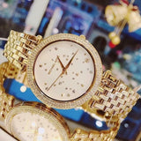 Michael Kors Darci White Dial Gold Steel Strap Watch for Women - MK3727 Buy Now By Michael Kors