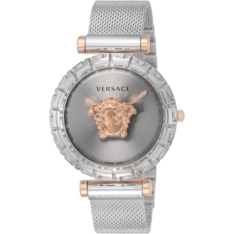 Versace Palazzo Empire Silver Dial Silver Mesh Bracelet Watch for Women - VEDV00419 Buy Now By Versace