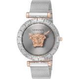 Versace Palazzo Empire Silver Dial Silver Mesh Bracelet Watch for Women - VEDV00419 Buy Now By Versace