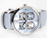 Gucci G Timeless Quartz Mother of Pearl Dial Blue Leather Strap Watch For Women - YA1264124 Buy Now By Gucci