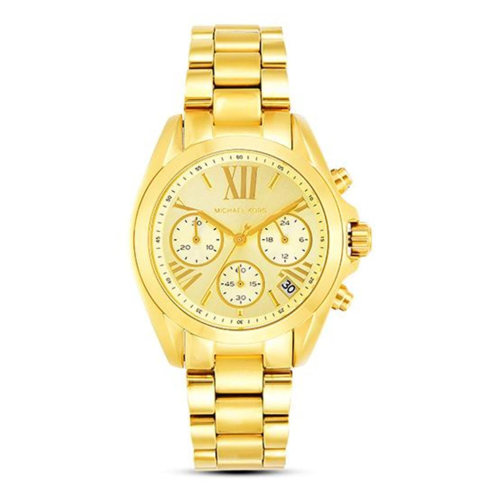 Michael Kors Bradshaw Gold Dial Gold Steel Strap Watch for Women - MK5798 Buy Now By Michael Kors