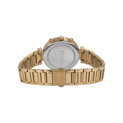 Hugo Boss Flawless Gold Dial Gold Steel Strap Watch for Women - 1502532 Buy Now By Hugo Boss