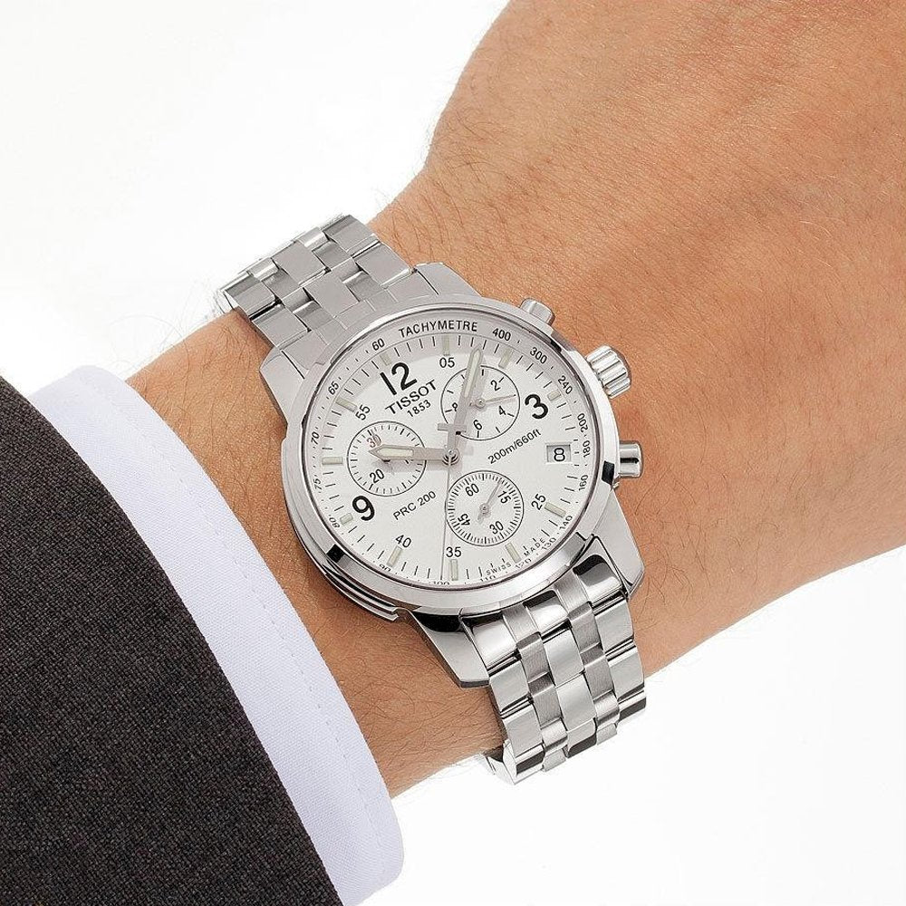 Tissot T Race PRC 200 Chronograph Steel Mens Watch T17.1.586.32 Buy Now By Tissot