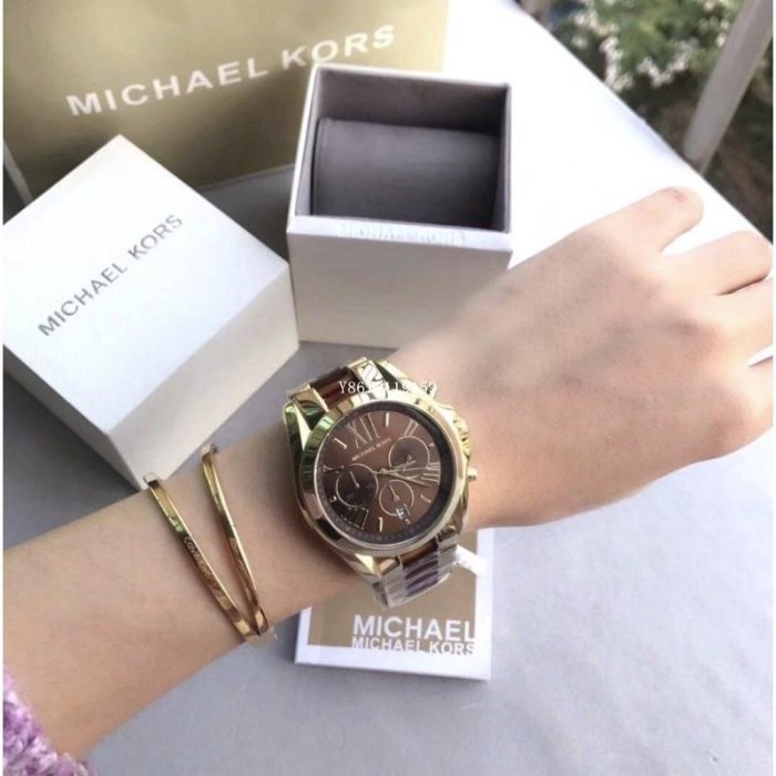 Michael Kors Bradshaw Chronograph Burgundy Dial Two Tone Steel Strap For Women - MK6269 Buy Now By Michael Kors