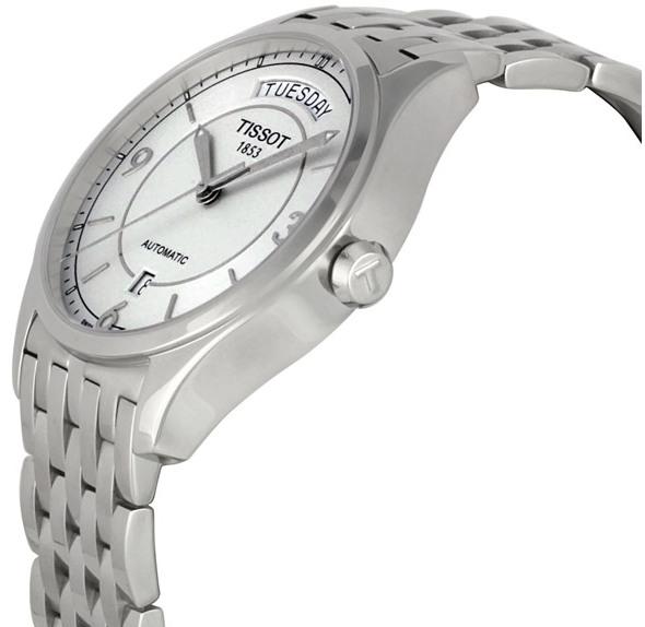 Tissot T Classic T One Automatic Silver Dial Silver Steel Strap Watch For Men - T038.430.11.037.00 Buy Now By Tissot