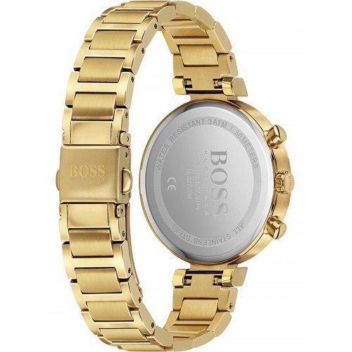 Hugo Boss Flawless Gold Dial Gold Steel Strap Watch for Women - 1502532 Buy Now By Hugo Boss