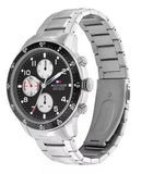 Tommy Hilfiger Jimmy Multifunction Black Dial Silver Steel Strap Watch For Men - 1791950 Buy Now By Tommy Hilfiger