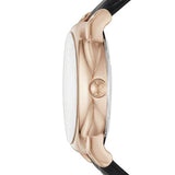 Emporio Armani Luigi Skeleton Silver Dial Black Leather Strap Watch For Men - AR60007 Buy Now By Emporio Armani