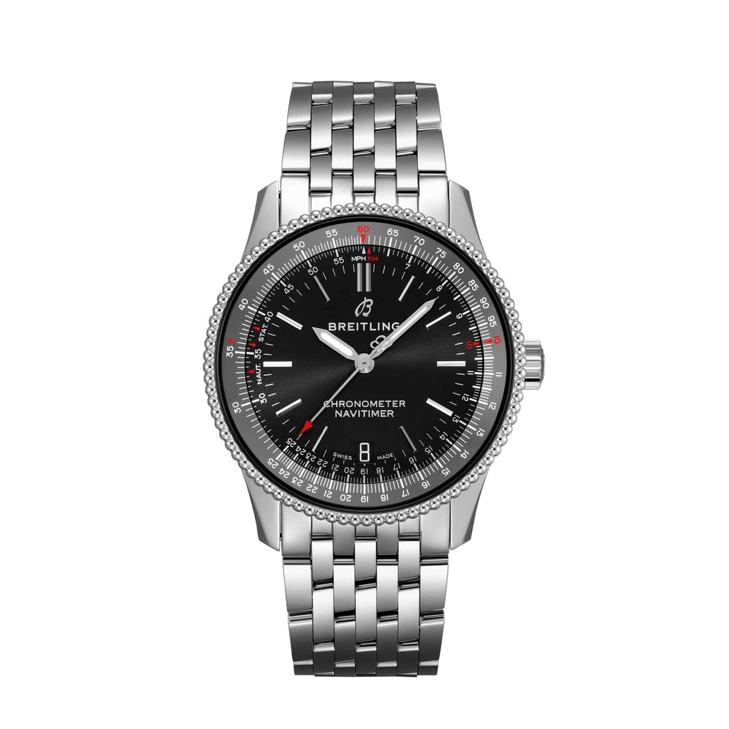 Breitling Navitimer Automatic 38mm Black Dial Stainless Steel Mens Watch - A17325241B1A1 Buy Now By Breitling