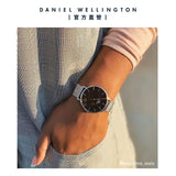 Daniel Wellington Petite Melrose Black Dial Rose Gold Mesh Strap Watch For Women - DW00100303 Buy Now By Daniel Wellington
