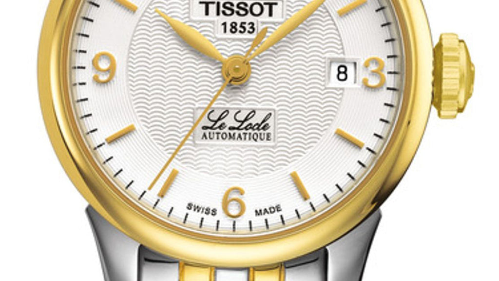 Tissot Le Locle Automatic Small Lady White Dial Two Tone Steel Strap Watch For Women - T41.2.183.34 Buy Now By Tissot