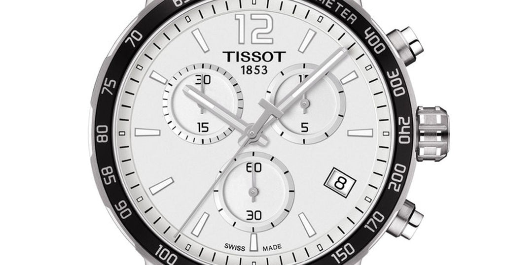 Tissot Quickster Chronograph NBA LA Lakers White Dial Yellow NATO Strap Watch for Men - T095.417.17.037.05 Buy Now By Tissot