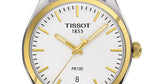 Tissot T Classic PR 100 White Dial Two Tone Steel Strap Watch for Men - T101.410.22.031.00 Buy Now By Tissot
