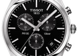 Tissot T Classic PR 100 Chronograph Black Dial Silver Steel Strap Watch for Men - T101.417.11.051.00 Buy Now By Tissot