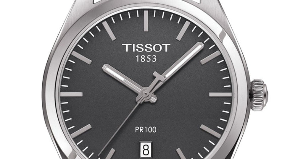 Tissot PR 100 Quartz Leather Strap Watch For Men - T101.410.16.441.00 Buy Now By Tissot