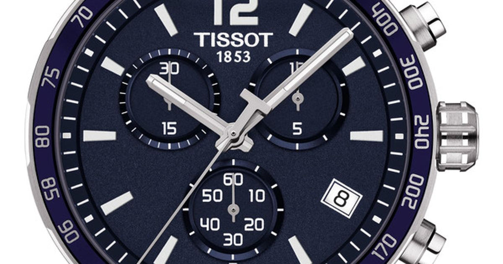 Tissot Quickster Chronograph Blue Dial Watch For Men - T095.417.11.047.00 Buy Now By Tissot