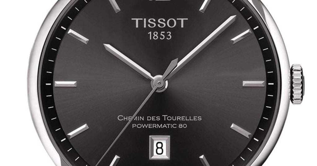 Tissot Chemin Des Tourelles Powermatic 80 Black Dial Black Leather Strap Watch For Men - T099.407.16.447.00 Buy Now By Tissot