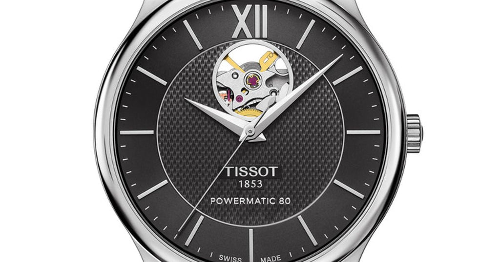 Tissot Tradition Automatic Open Heart Automatic Watch For Men - T063.907.11.058.00 Buy Now By Tissot