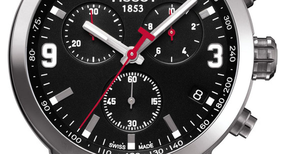 Tissot PRC 200 Chronograph Black Dial Black Rubber Strap Watch for Men - T114.417.17.057.00 Buy Now By Tissot