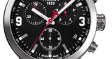 Tissot PRC 200 Chronograph Black Dial Black Rubber Strap Watch for Men - T114.417.17.057.00 Buy Now By Tissot