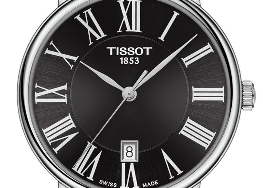 Tissot Carson Premium Black Dial Silver Steel Strap Watch For Men - T122.410.11.053.00 Buy Now By Tissot