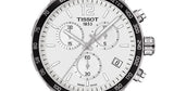 Tissot Quickster Chronograph NBA Toronto Raptors White Dial Two Tone NATO Strap Watch for Men - T095.417.17.037.16 Buy Now By Tissot
